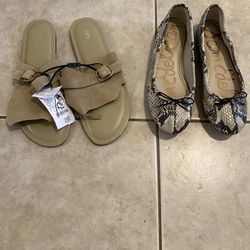 Zara Sandals And Sam Edelman Flats 