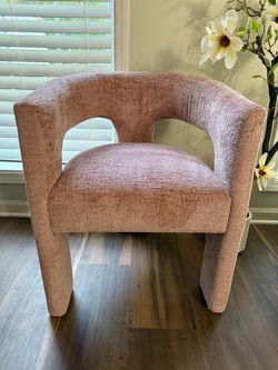 Modern Pink Accent Chair