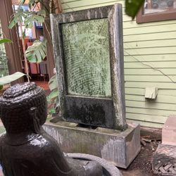 Stone & Glass Fountain 