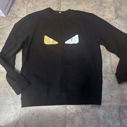 Fendi Monster Eye Long T-shirt For Men -XL