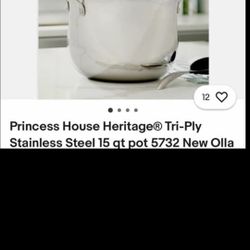 Olla Triply De 15qts Princess House