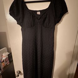 Cute Fitted Black Dress 