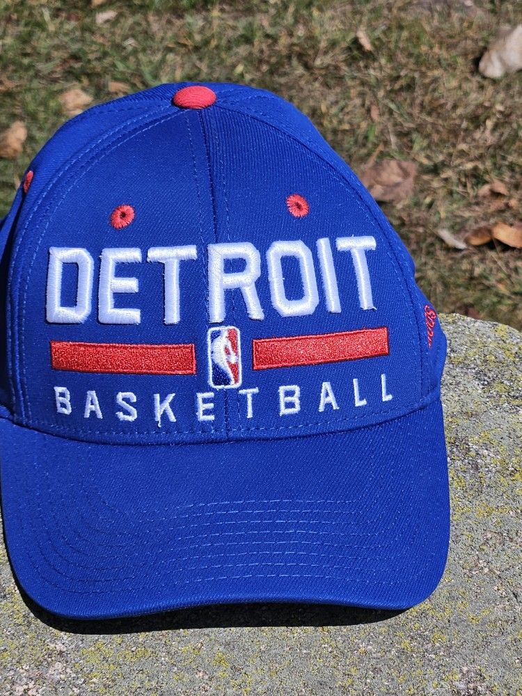 Detroit Basketball Adidas Red/Blue Hat