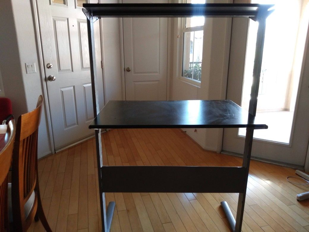 Ikea Desk Adjustable Height With Shelf