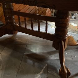 Extra Long Table (with Leaf) & Chairs Solid Wood