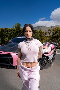 Size M - Civil Regime Concrete Sin Baby In Sun Wash Baby Pink t-shirt