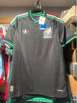 Mexico World Cup mundial Jersey versión jugador negra black authentic original