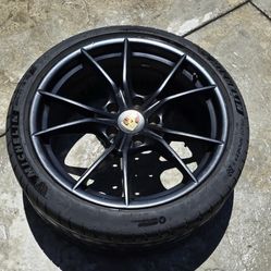 2017-2025 PORSCHE 718 BOXSTER CAYMAN REAR FACTORY WHEEL RIM 10Jx20" (contact info removed)24J