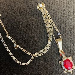 +Turtle Pendant & Chain