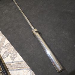 Used 40lb 7ft Olympic Bar Barbell With Center Knurl--