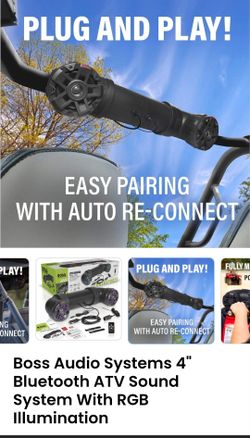 Bluetooth stereo sound system  for outdoor recreation vehicles