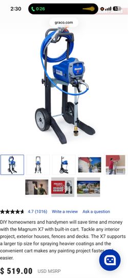 Brand New Never Used Magnum X7 Electric TrueAirless Sprayer