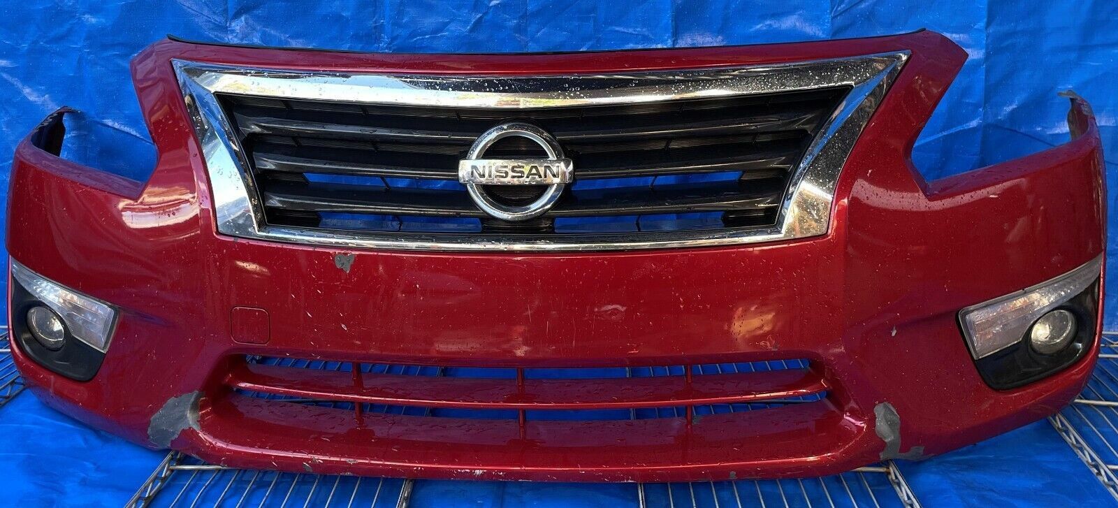 FOR 2013 2014 2015 NISSAN ALTIMA SEDAN FRONT BUMPER COVER ASSEMBLY RED