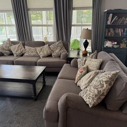 Beautiful Neutral Couch Set