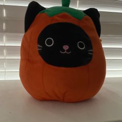 Cat pumpkin Squishmallow