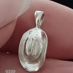 Vtg.sterling Silver " Cowboy Hat" Pendant