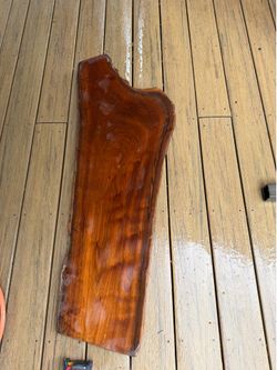 Live edge slab