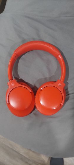 MIDOLA Red Overhead Bluetooth Headphones