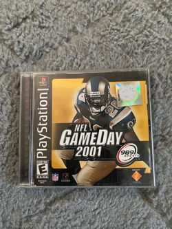 NFL GameDay 2001 PlayStation 1 Game