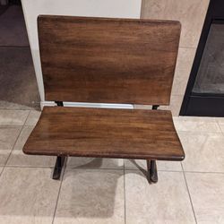 Antique School Bench