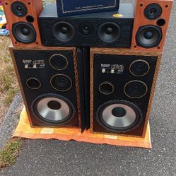 Surround sound speakers. $100.