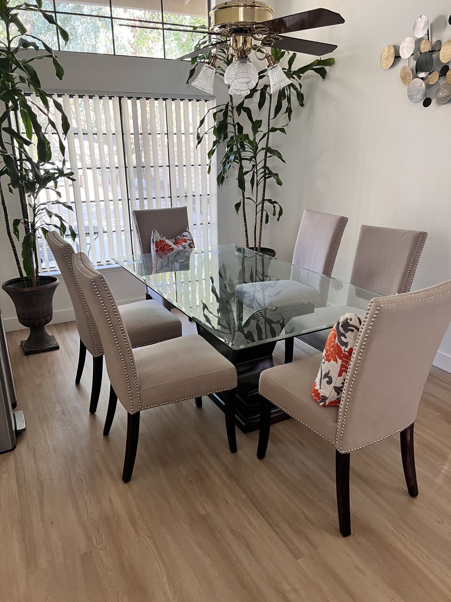 Glass Dining Table Without Chairs