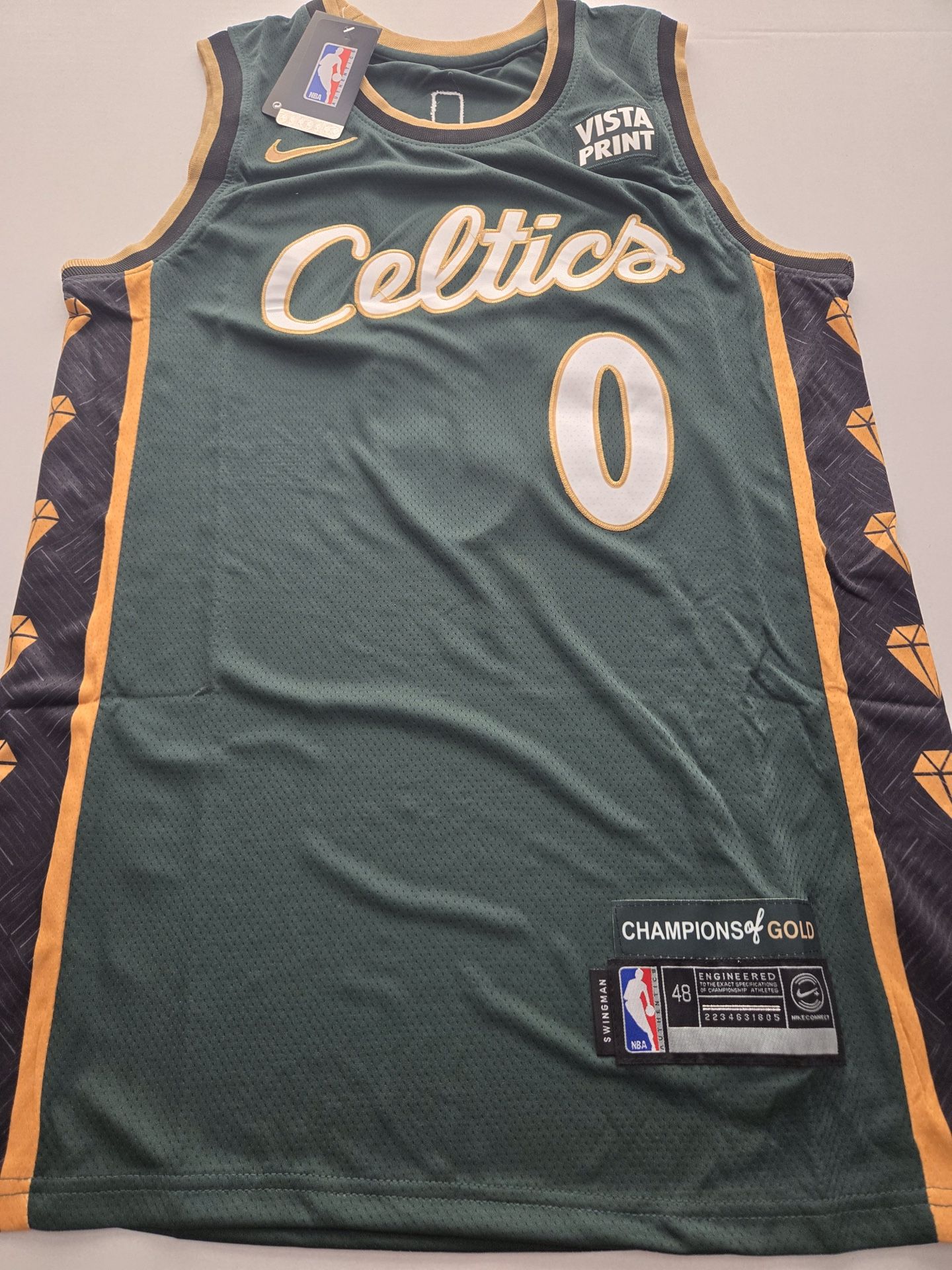 NBA Celtics Tatum jersey number 0