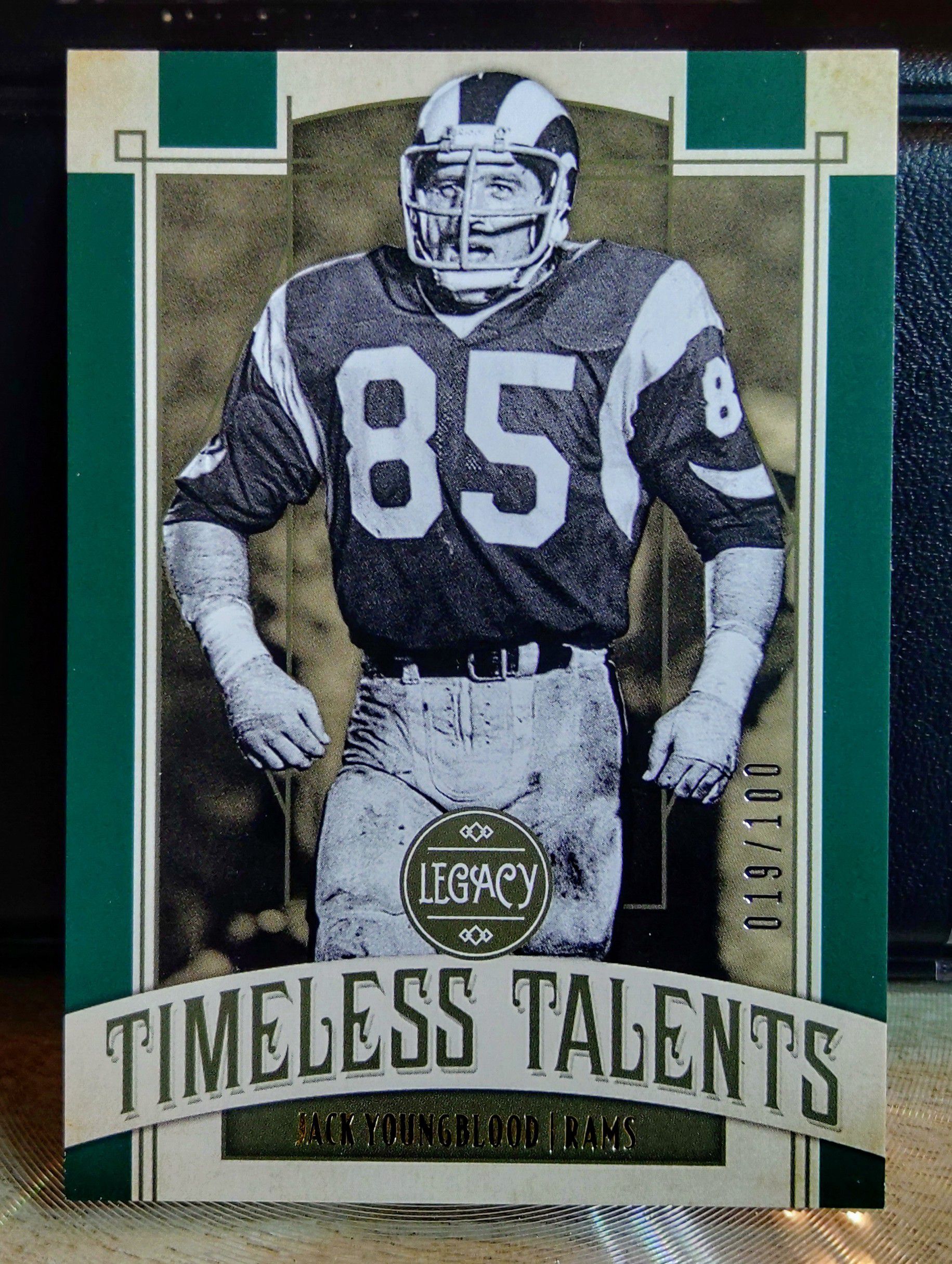 Jack Youngblood - '19 Panini Legacy - Timeless Talents #19/100