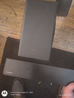 Samsung Soundbar And Subwoofer 