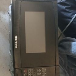 Black Chef man Microwave
