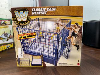 WWE Mattel classic cage playset ring brand new with box