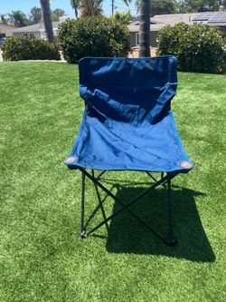 Blue Folding Camping Chair – Portable Outdoor Camp Chair