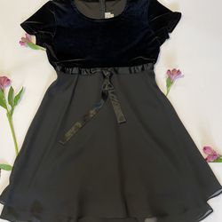 1990’s Vintage Caren Desiree Company Petities Black Dress