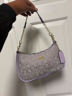 Purple sparkle bag
