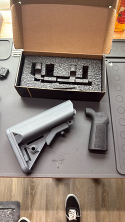 Stock grip mount