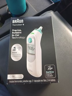 Braun ThermoScan 5 Digital Ear Thermometer, FSA & HSA Eligible, White, IRT6500US