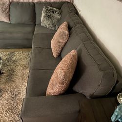 Modern Grey Living Room Couch