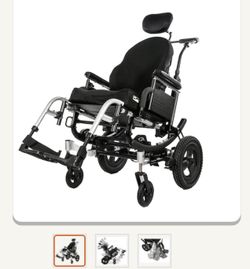 Tilt And Space Wheelchair Can Be Customized With DME Company And PT Script