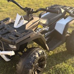 Hikiddo 24V Ride on Toys, Kids ATV 4-Wheeler for Big Kids with 2 Seater, 400W Motor, Bluetooth