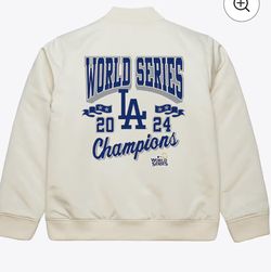 2024 Dodgers World Series Champions Jacket Mitchell And Ness XXL