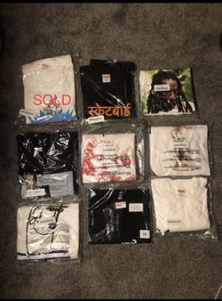 Supreme t-shirts - M,L,XL