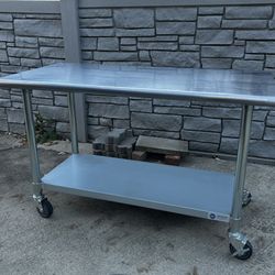 Stainless Steel Table  48x24x 30 High