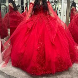 Red Quinceañera Dress!!