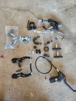 Bicycle hardware and parts brake brake pads etc