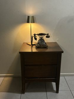 Night Stand With Storage Drawers 2