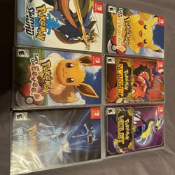 Pokemon Nintendo Switch Games Unopened $45