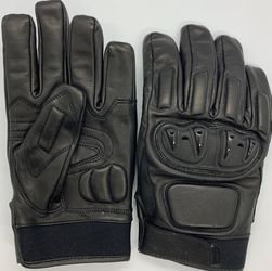 New black leather motorcycle gloves xxl gloves