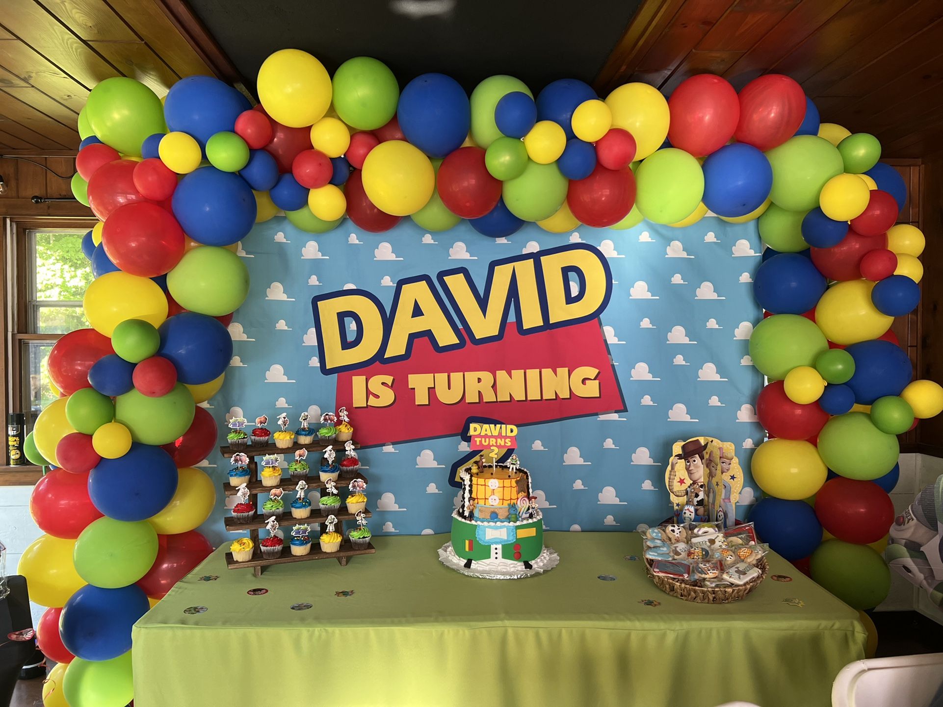 Toy Story Birthday Backdrop
