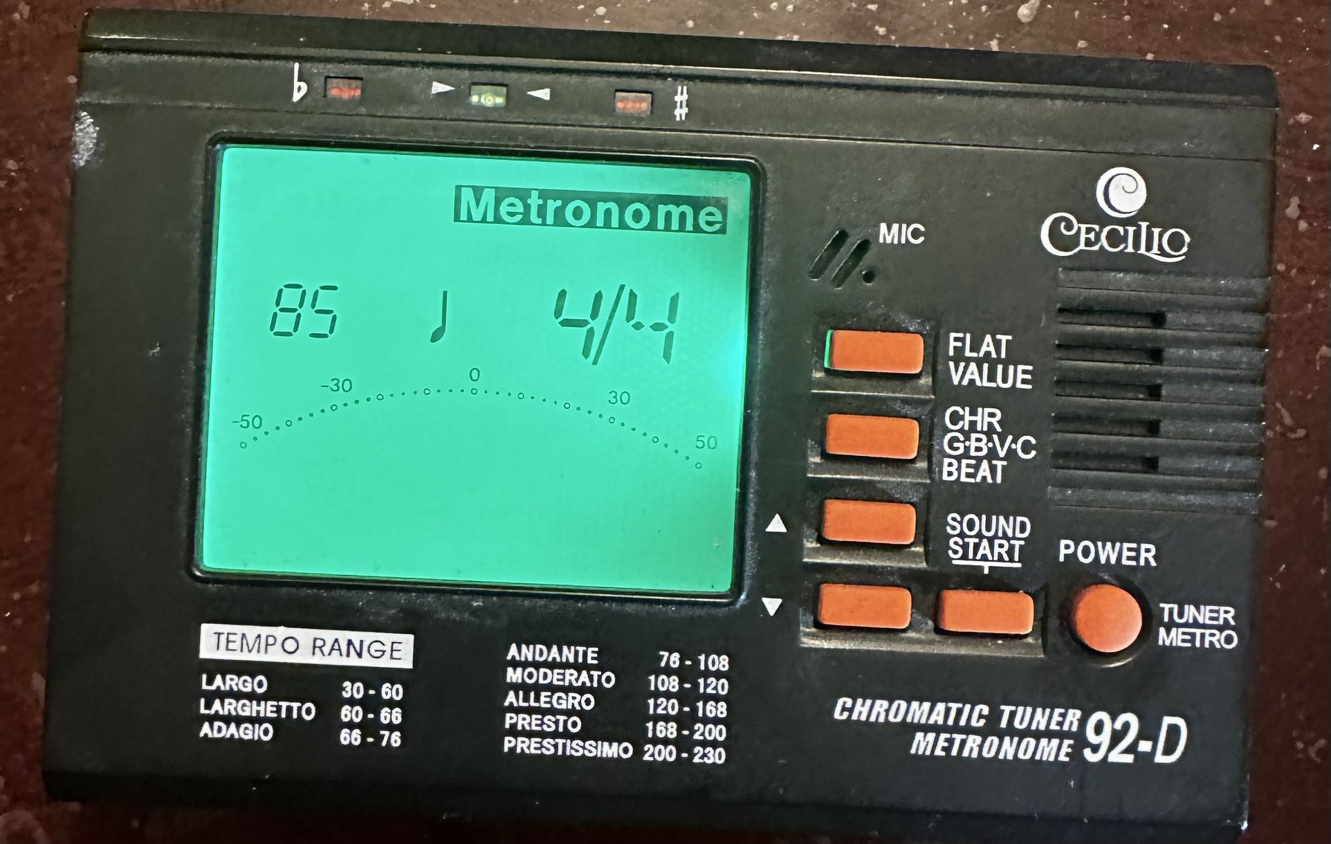 Chromatic Tuner And Metronome 