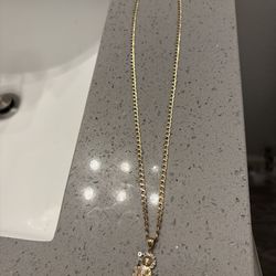 14k Curb Chain Set